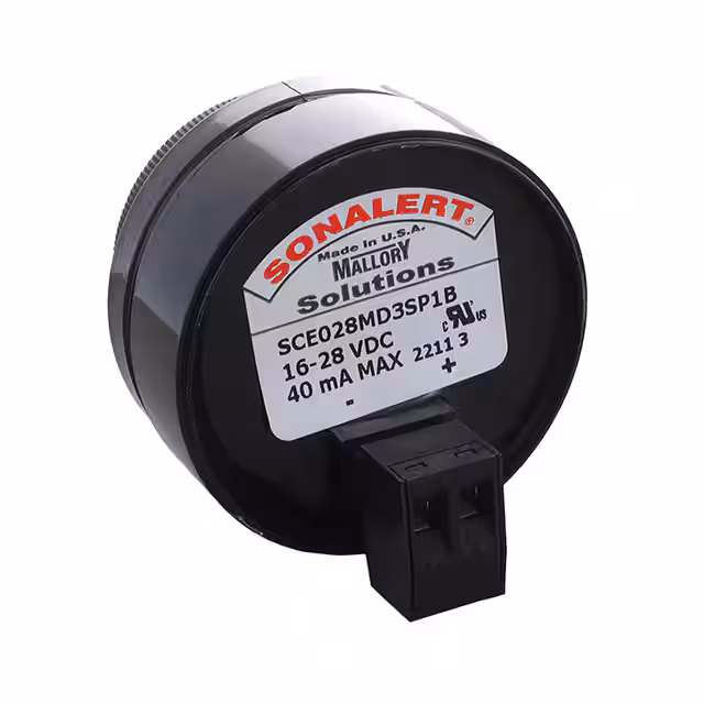 SCE028MD3SP1B Mallory Sonalert Products Inc.  Alarms Buzzers and Sirens